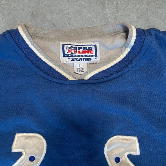 Cropped Boxy NFL Pro Line Starter Sweatshirt - Colts - Picture 4 of 4
